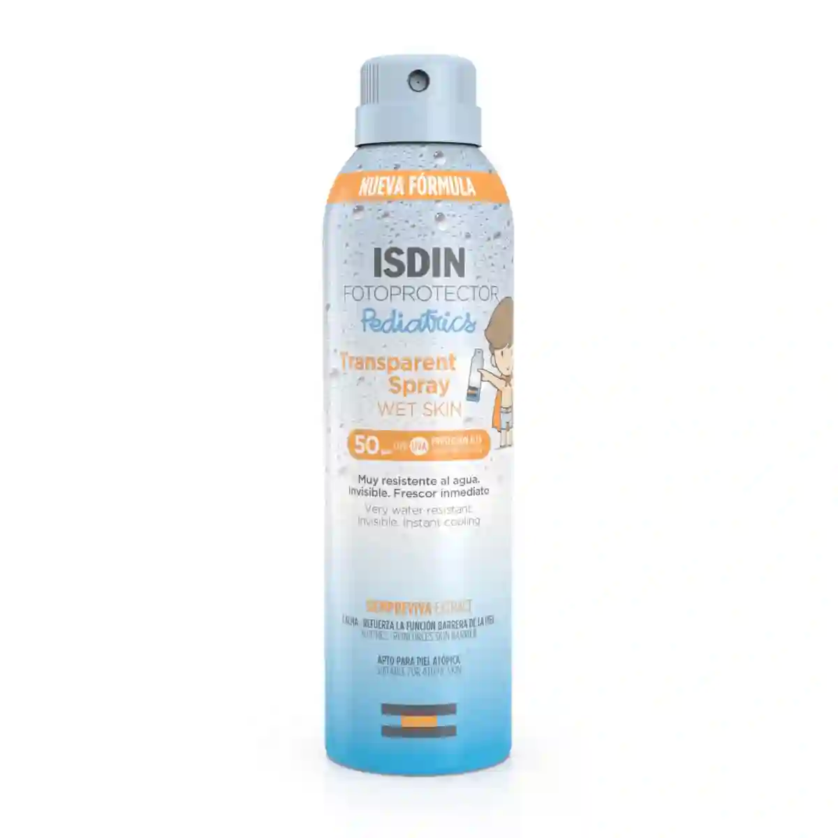 ISDIN TRANSPARENT SPRAY SKIN PEDIATRICS SPF 50 200 ml photoprotector