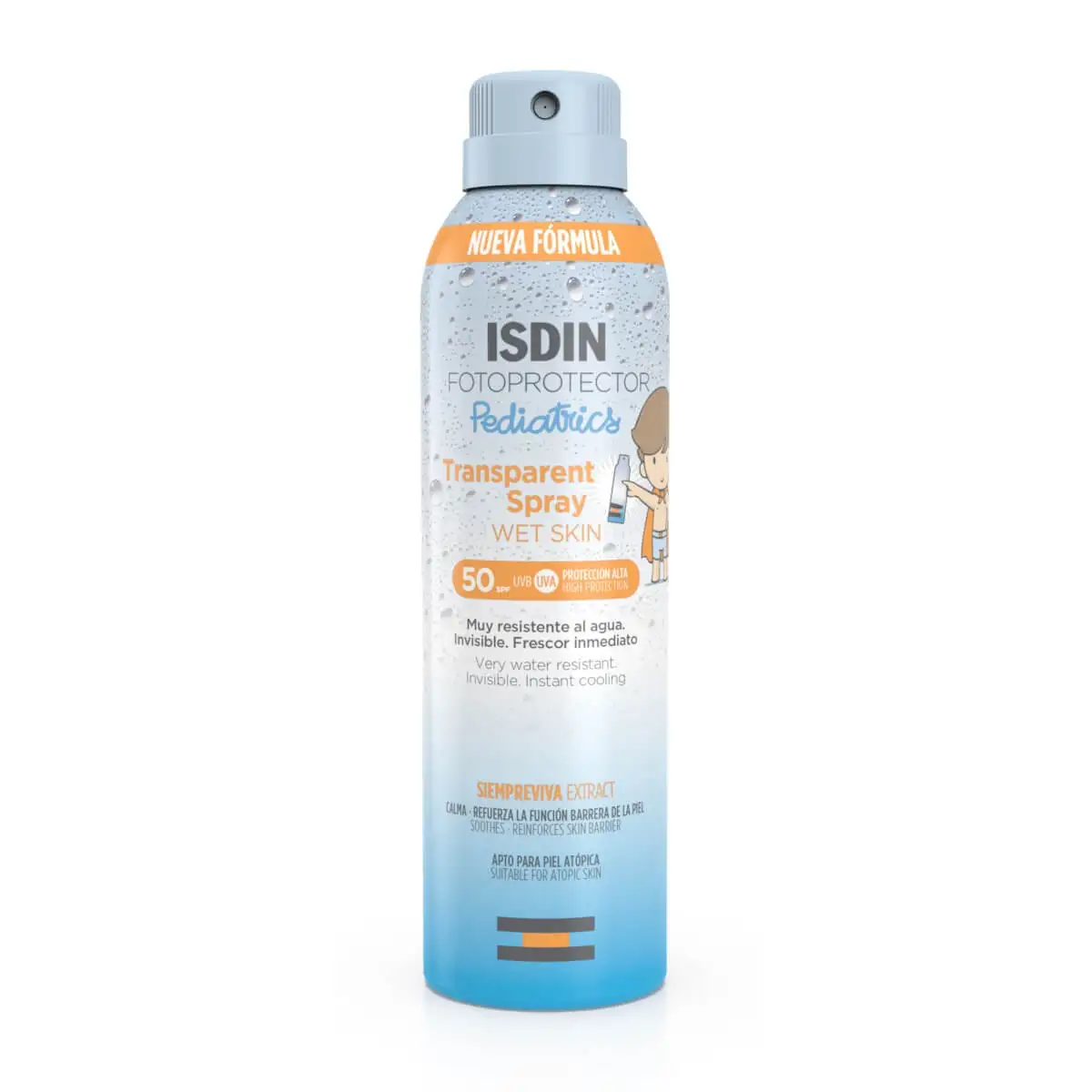 ISDIN TRANSPARENT SPRAY SKIN PEDIATRICS SPF 50 200 ml photoprotector