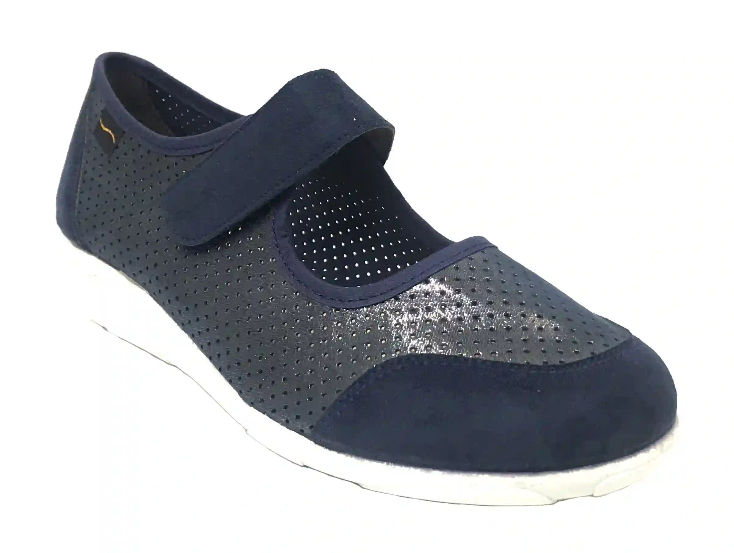 Doctor Cutillas 08A 3175 Marino Zapatilla de Mujer con velcro y plantilla
