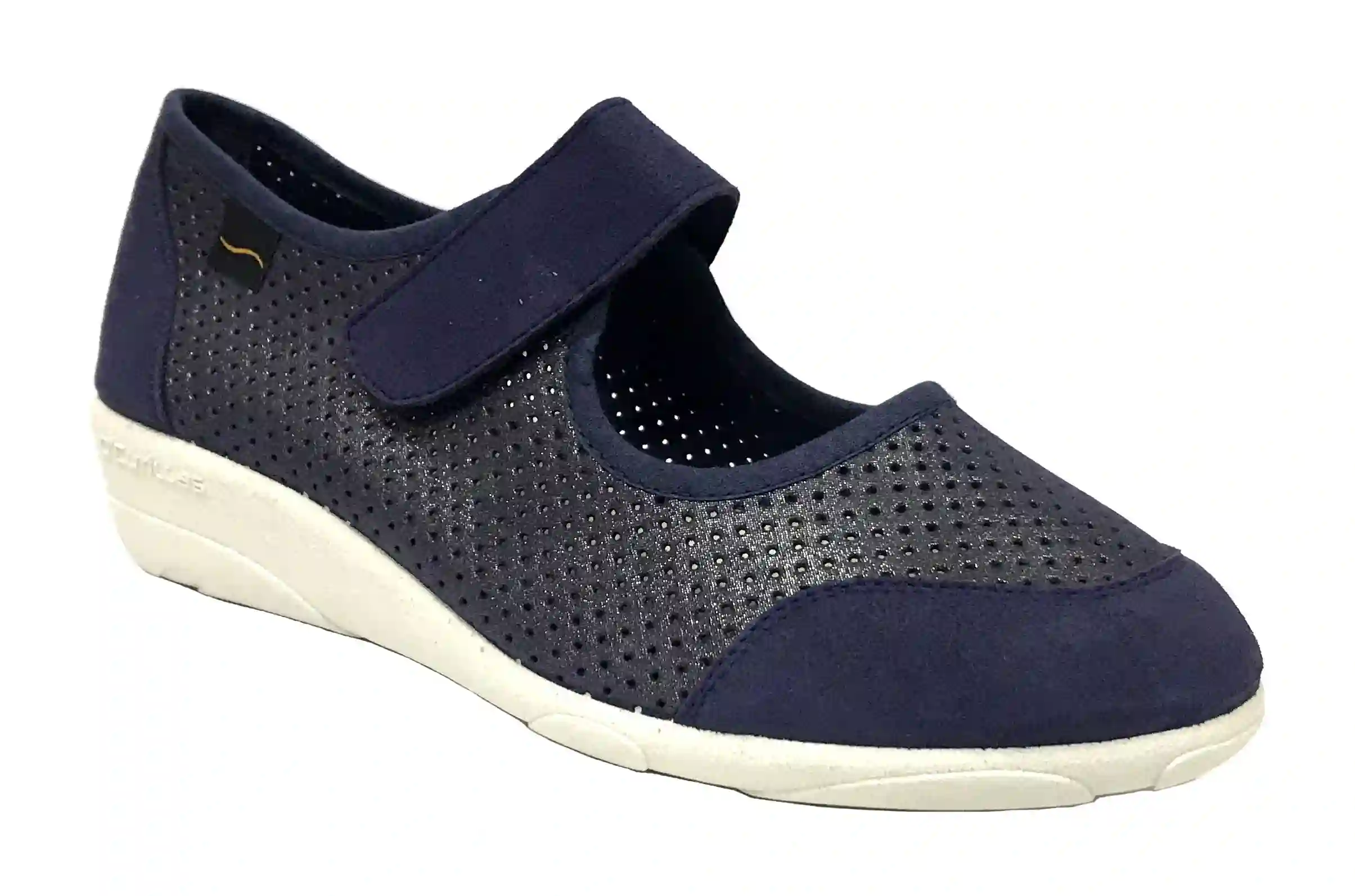 Doctor Cutillas 08AA 3175 Marino Zapatilla de Mujer con velcro y plantilla