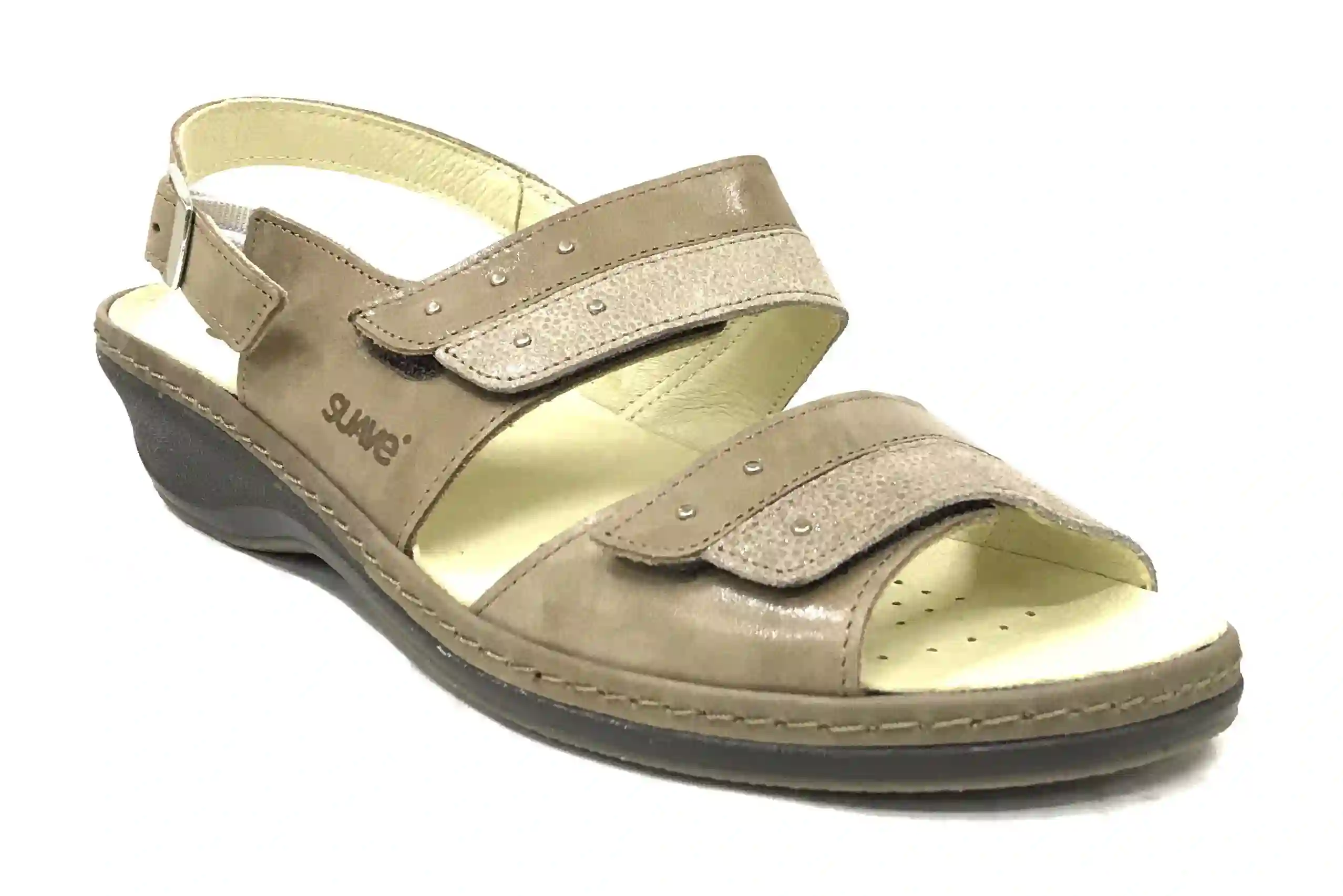 Soft 64b 3034 Sandalia Beig with Dos Velcros