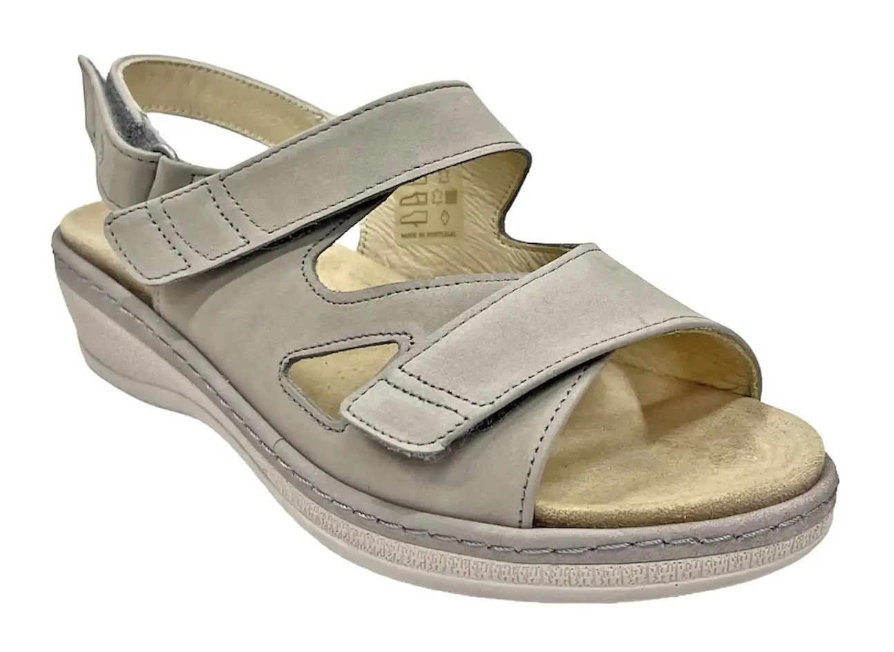 Soft 85 3157 toast sandal woman with velcros