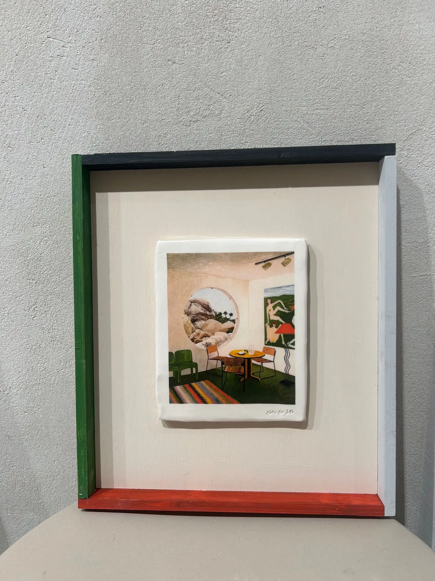 "Dream House" work on ceramics