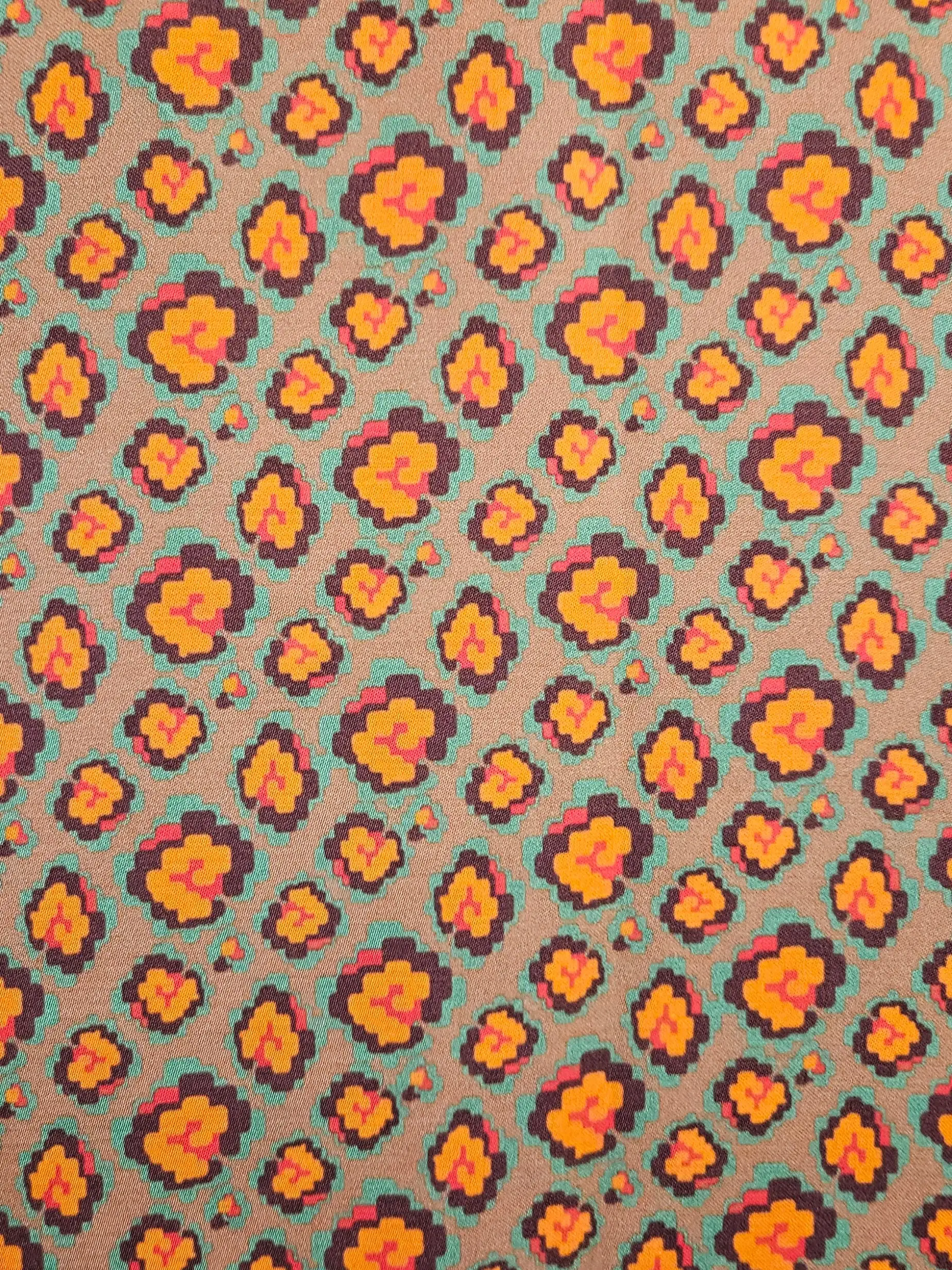 Orange and green cordoba skirt - Image 3