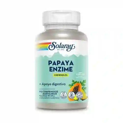 Solaray Papaya Enzyme 90 tablets