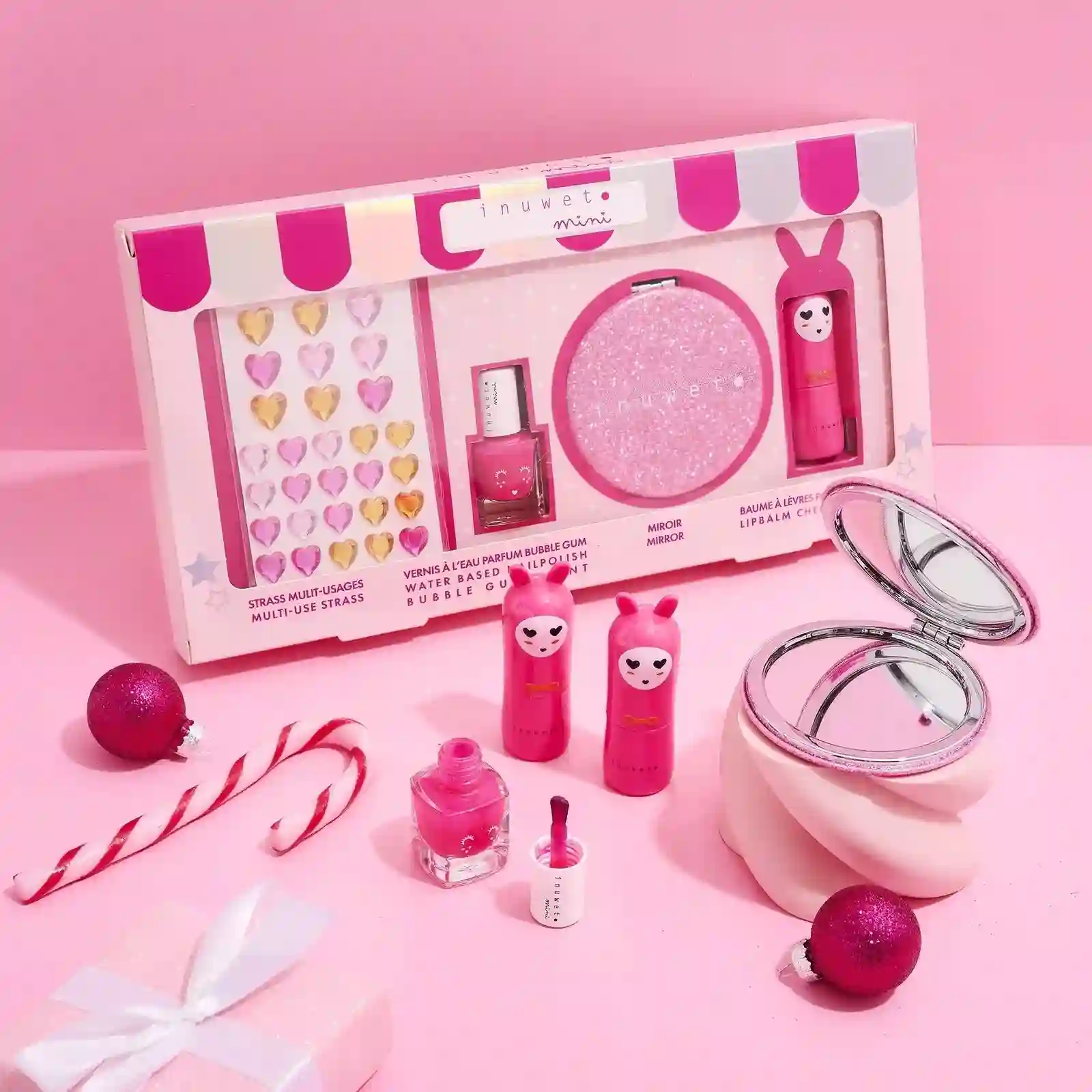 Mini Set Glitter Rosa