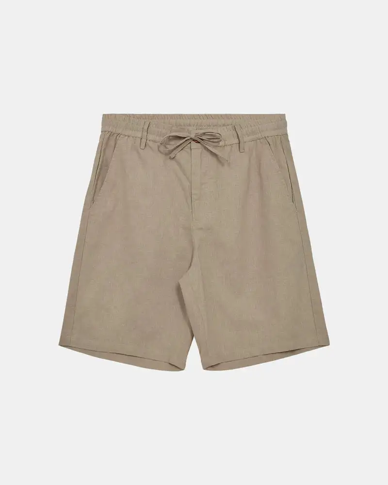 Shorts con cordón Beige