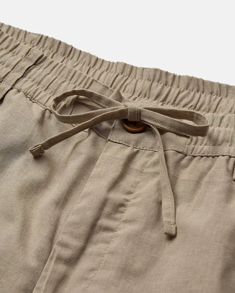 Shorts con cordón Beige - Imagen 3