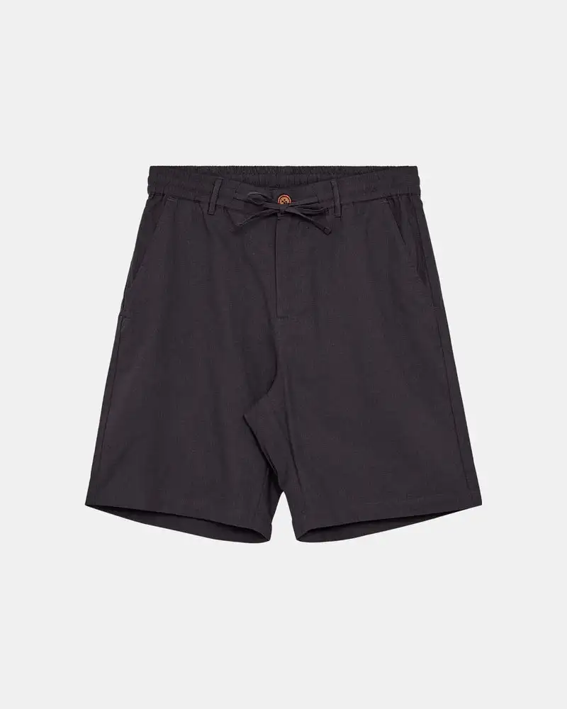 Gray cord shorts