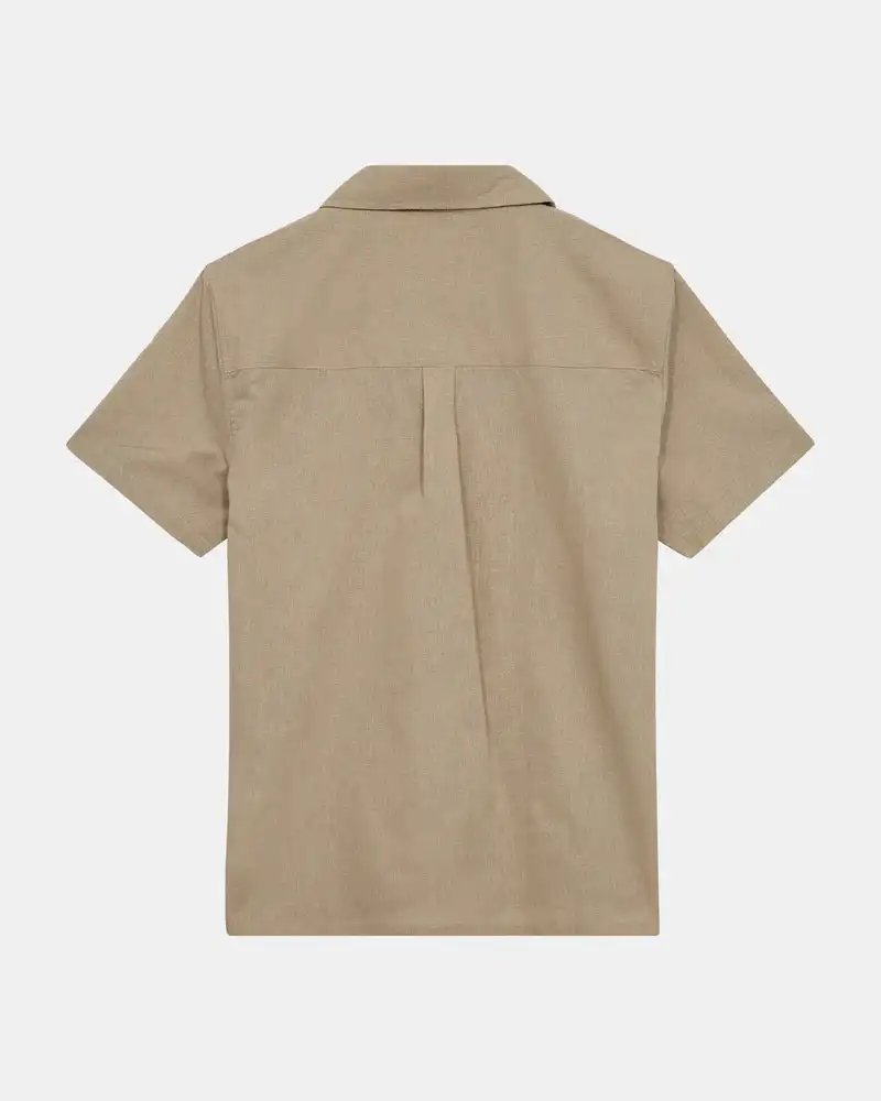 Camisa manga corta BEIGE - Imagen 2