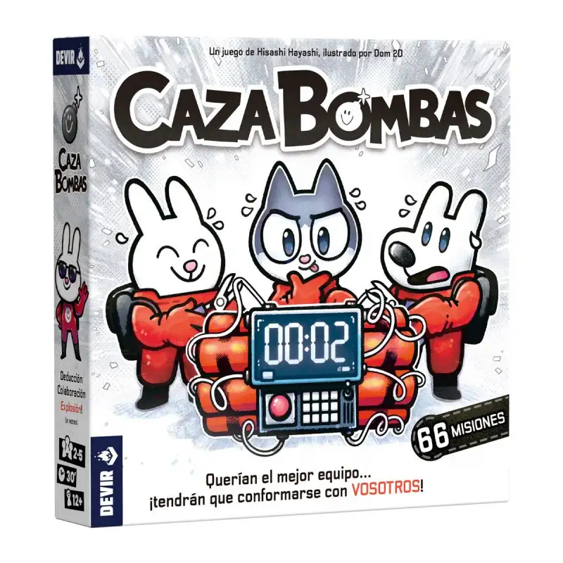 Caza  Bombas. Juego de Mesa