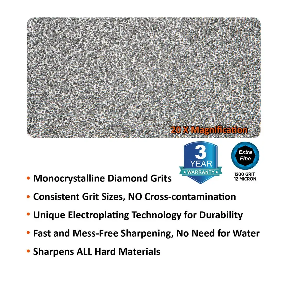 Diamond sharp stone size credit card
Extra fine - 115n Sharpal