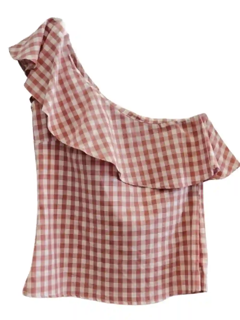 Top JALISCO cuadros vichy Rosa