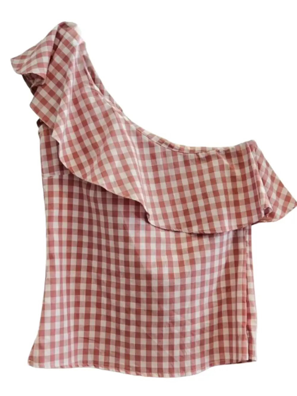 Top JALISCO cuadros vichy Rosa