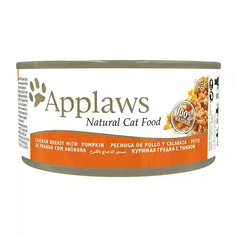 Applaws cat can with 24x70gr pumpkin