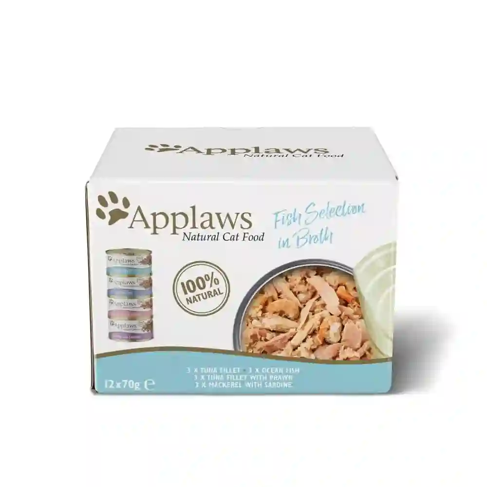 APPLAWS CAT LATA SELECTION MULTIPACK 12x70GR FISH