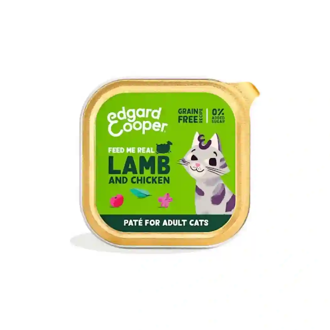 Edgard & Cooper Cat Tarrina with lamb and chicken pate 85 g