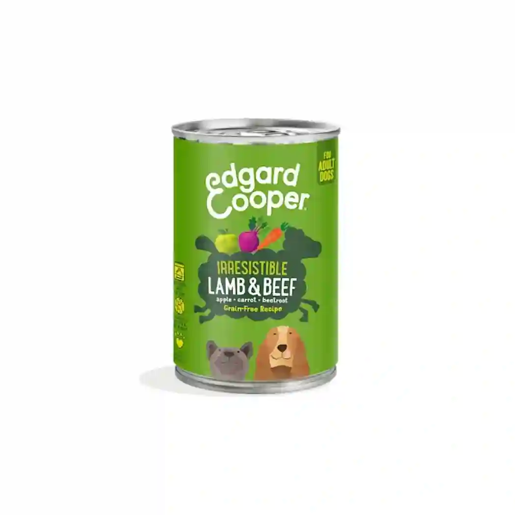 Edgard & Cooper lata perro Cordero y vacuno 400 g