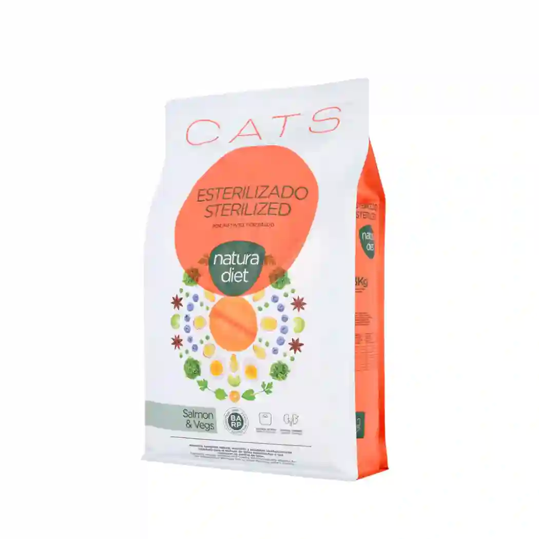 Natura Diet Cat Sterilised Salmon & Vegs
