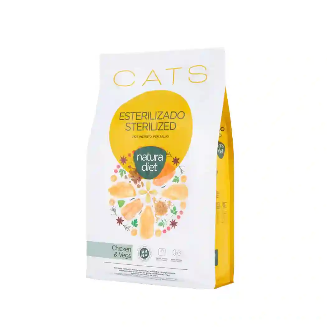 Natura Diet Cats Sterilised Chicken & Vegs