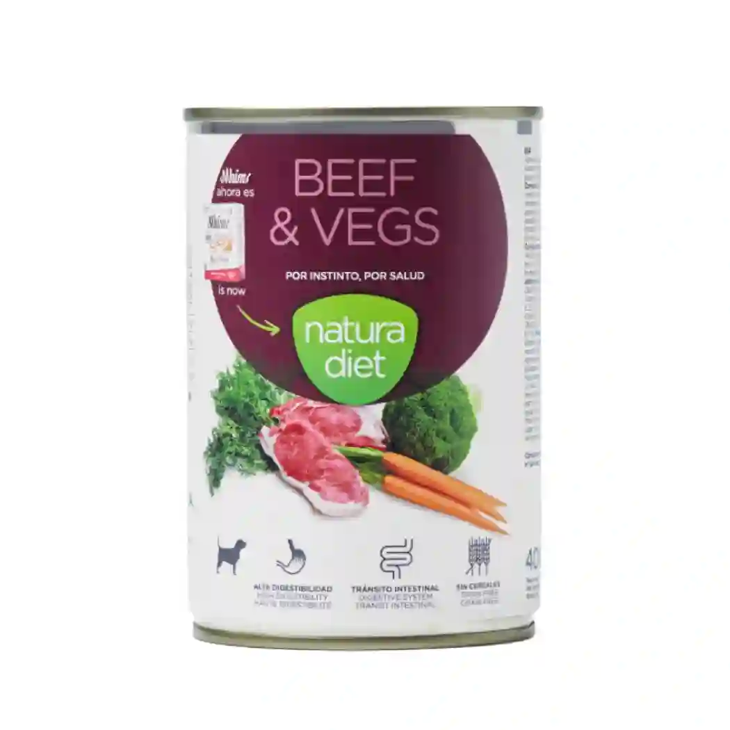 Natura Diet Dog Beef & Vegs 400g