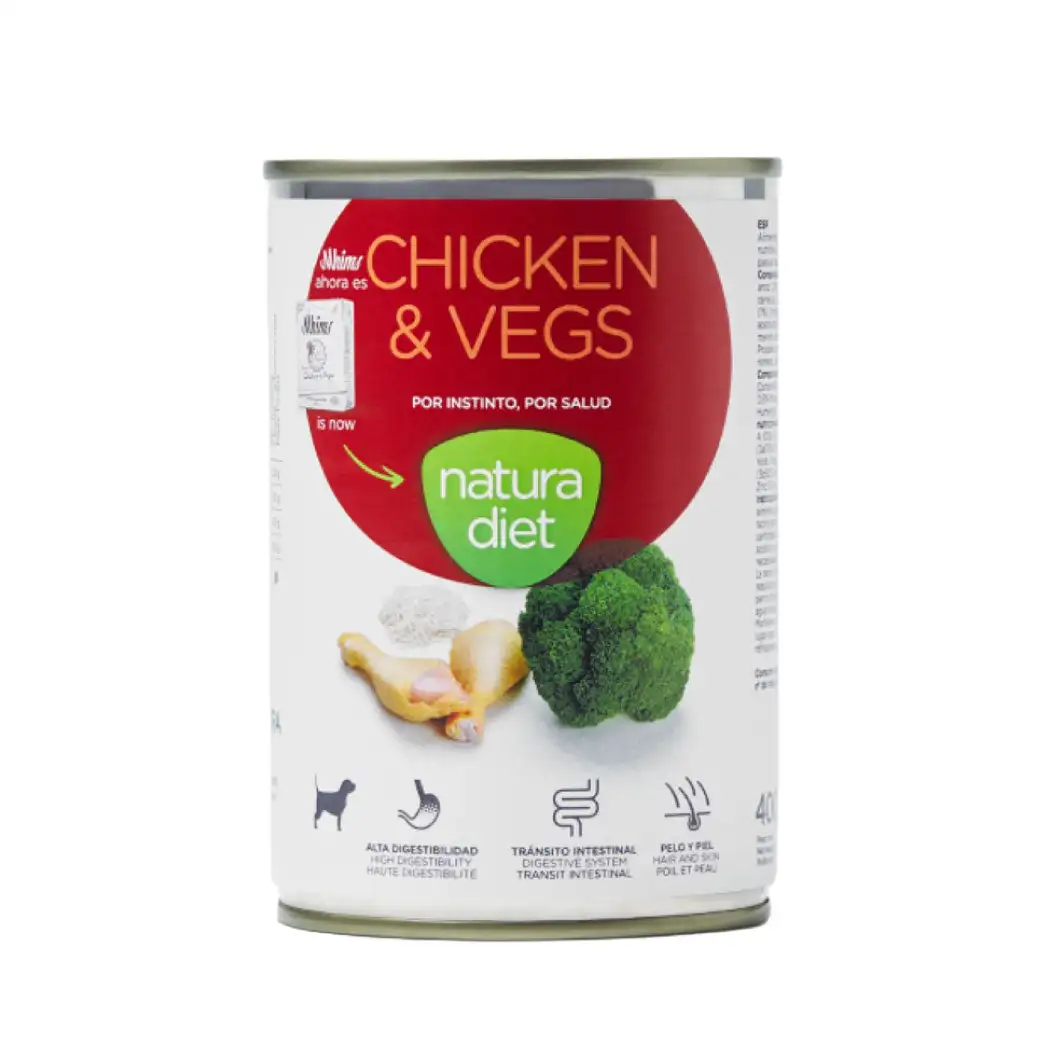 Natura Diet Dog Chicken & Vegs 400g