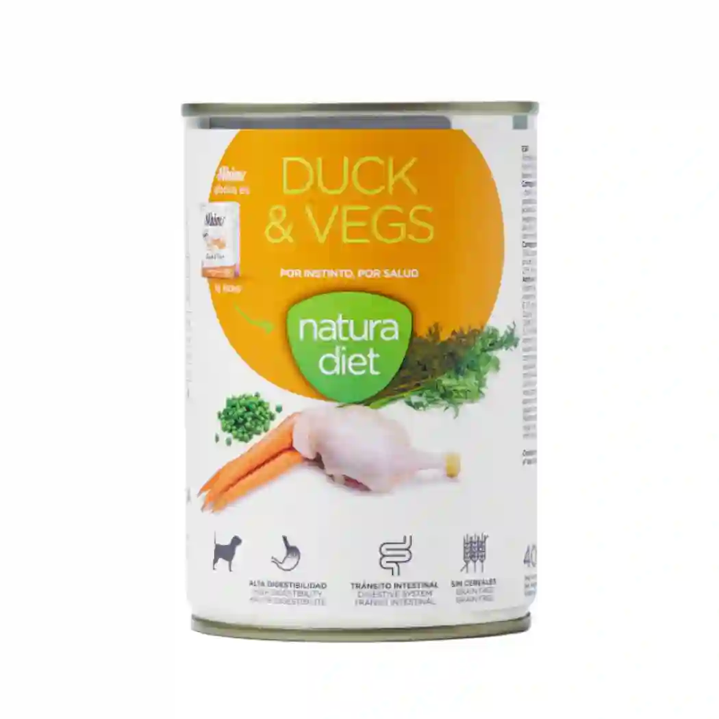 Natura Diet Dog Duck & Vegs 400g