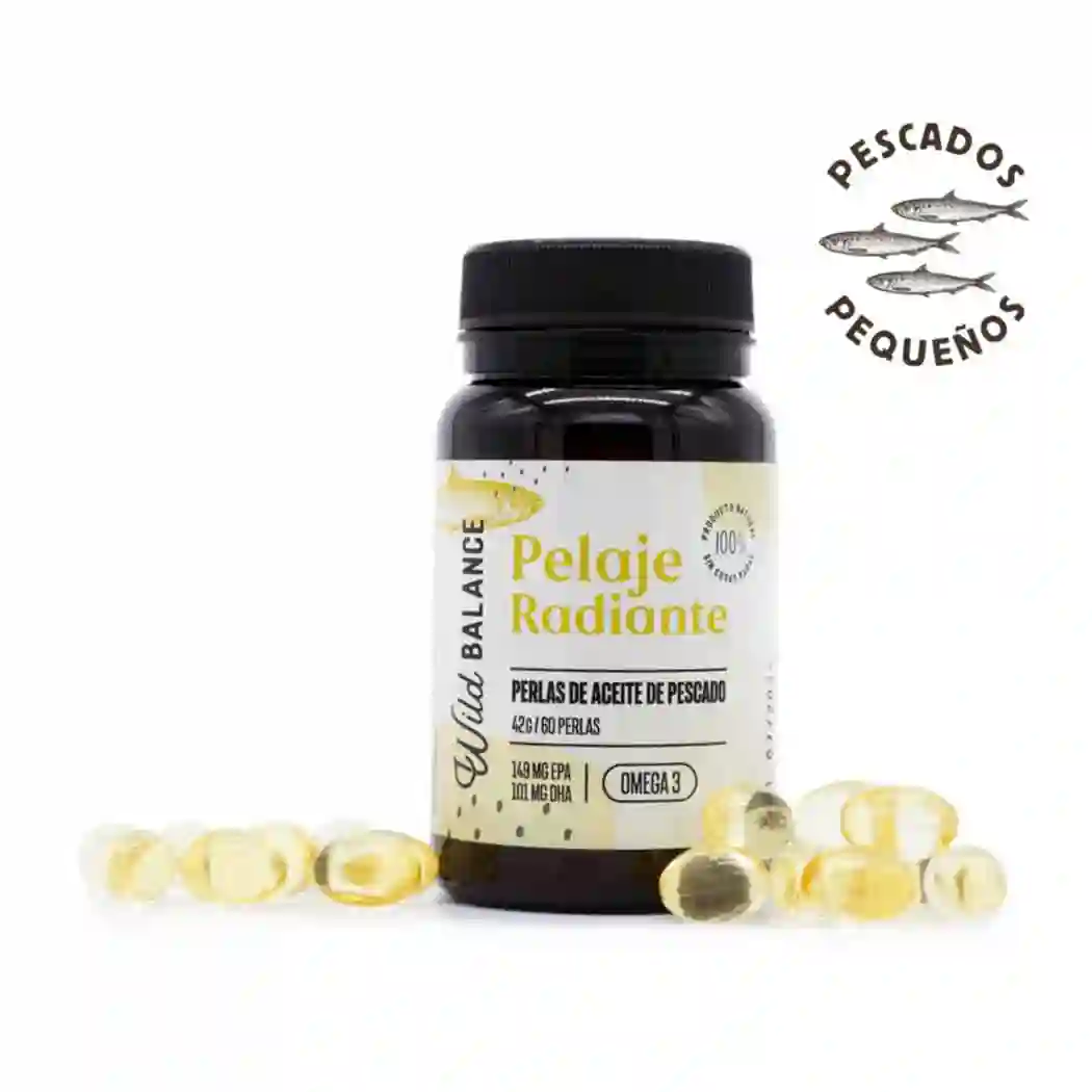 Pelaje Radiante - Perlas de Omega 3