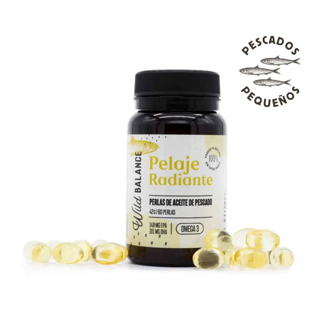 Pelaje Radiante - Perlas de Omega 3