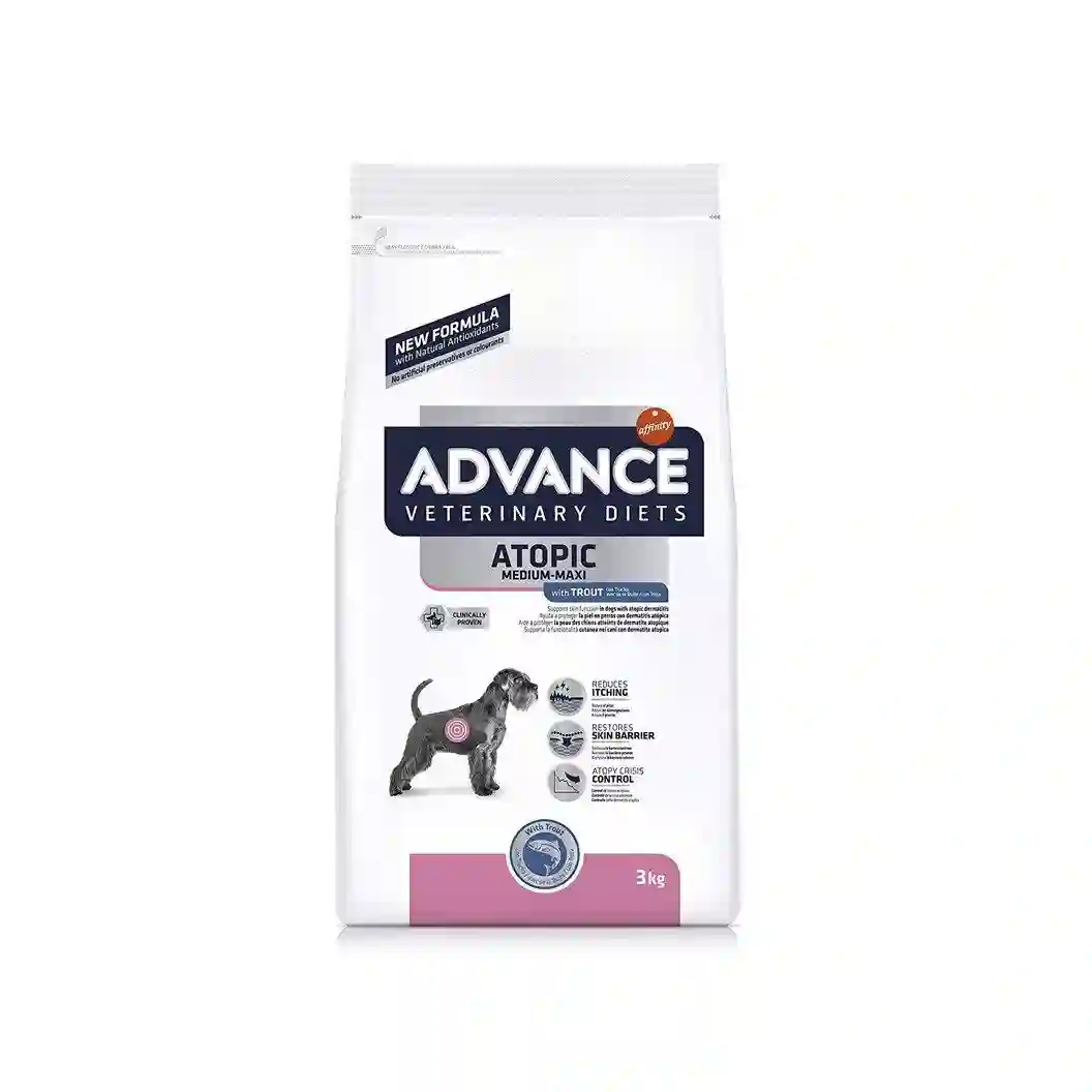 I think Advance Veterinary Diets Atopic Medum Maxi