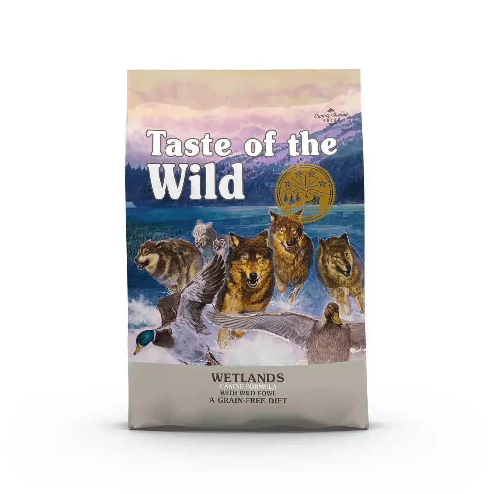 Taste Canine Adult Wetlands Pato Codorniz