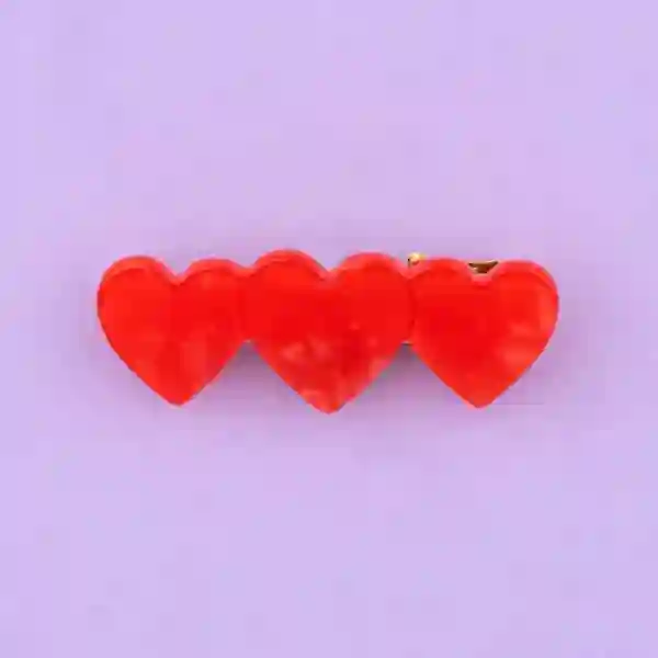 Coua Suzette Heart Clip
