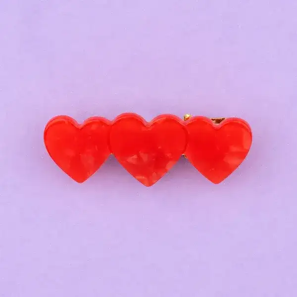 Coua Suzette Heart Clip