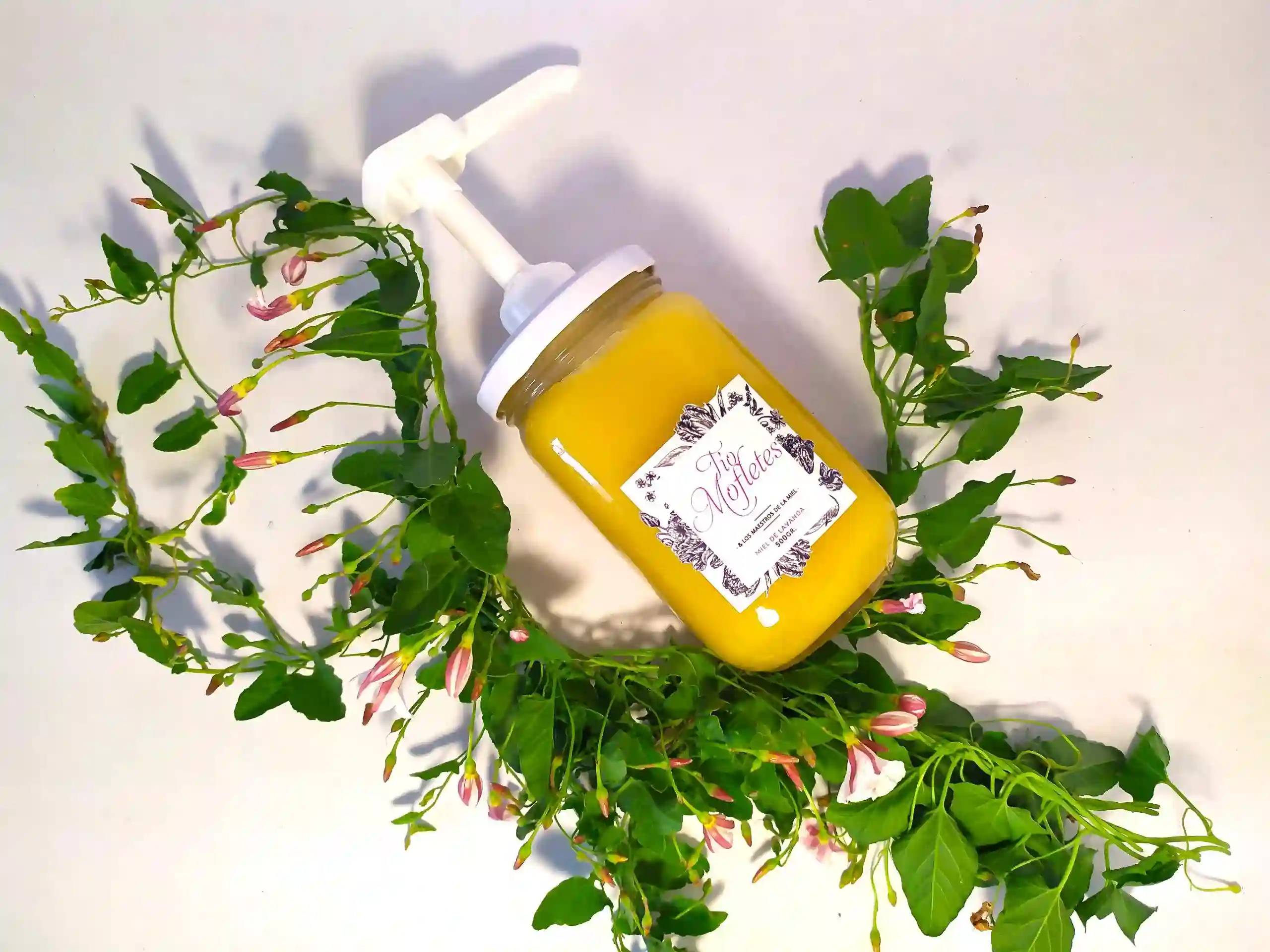 Tarro with 500gr lavender honey anti -tank dosing - uncle mocks
