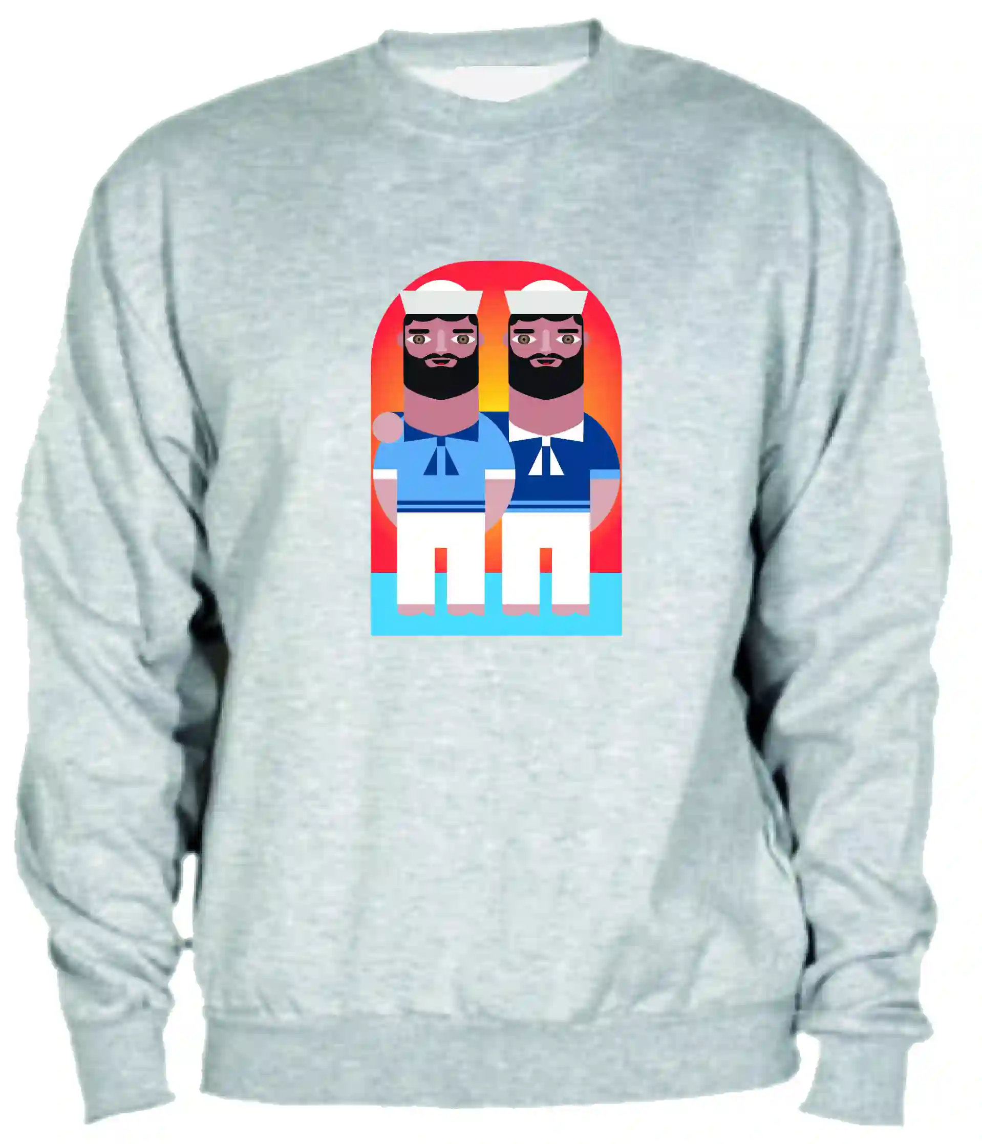 Sudadera gris marineros