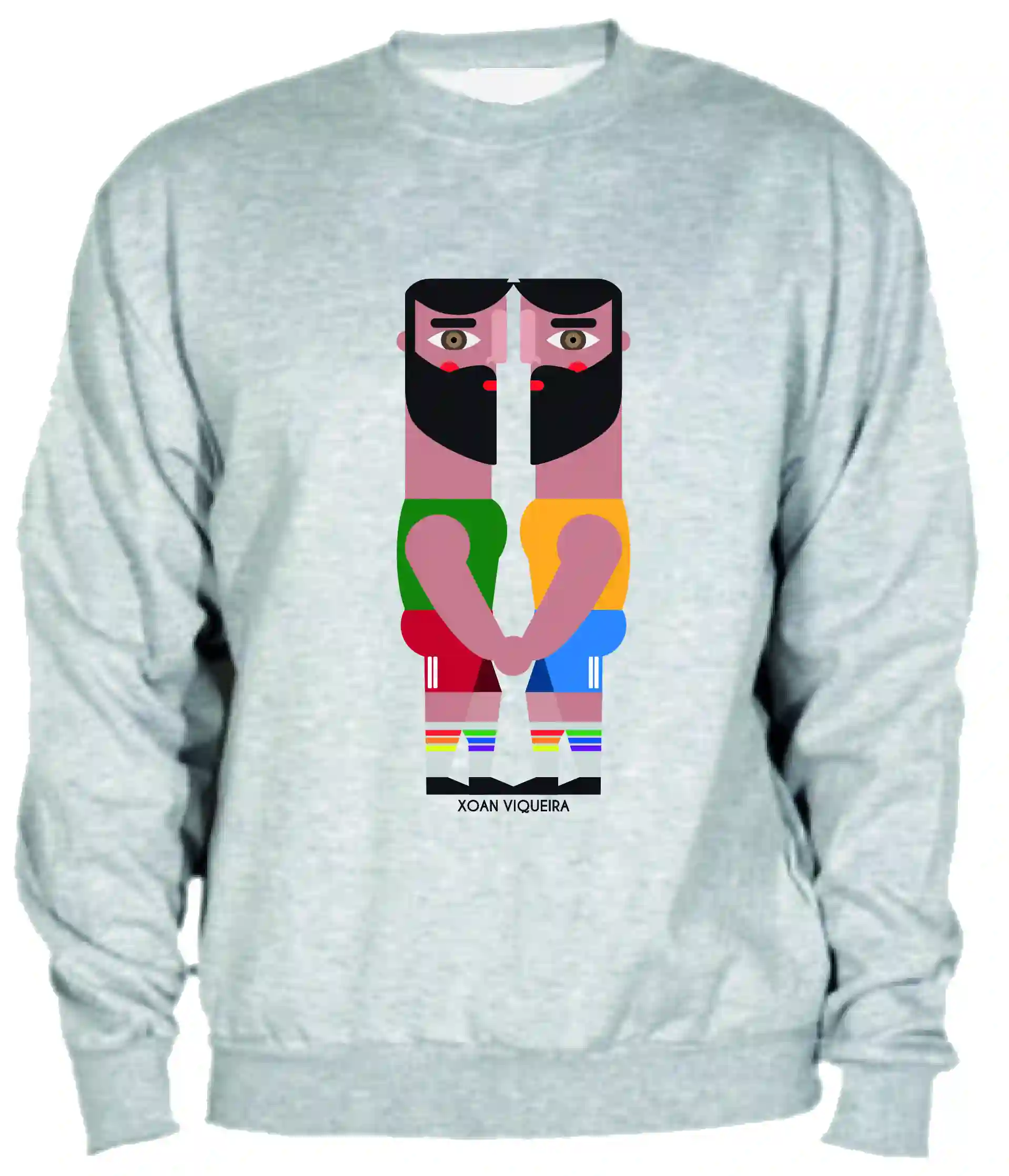 Sudadera gris barbudos verano
