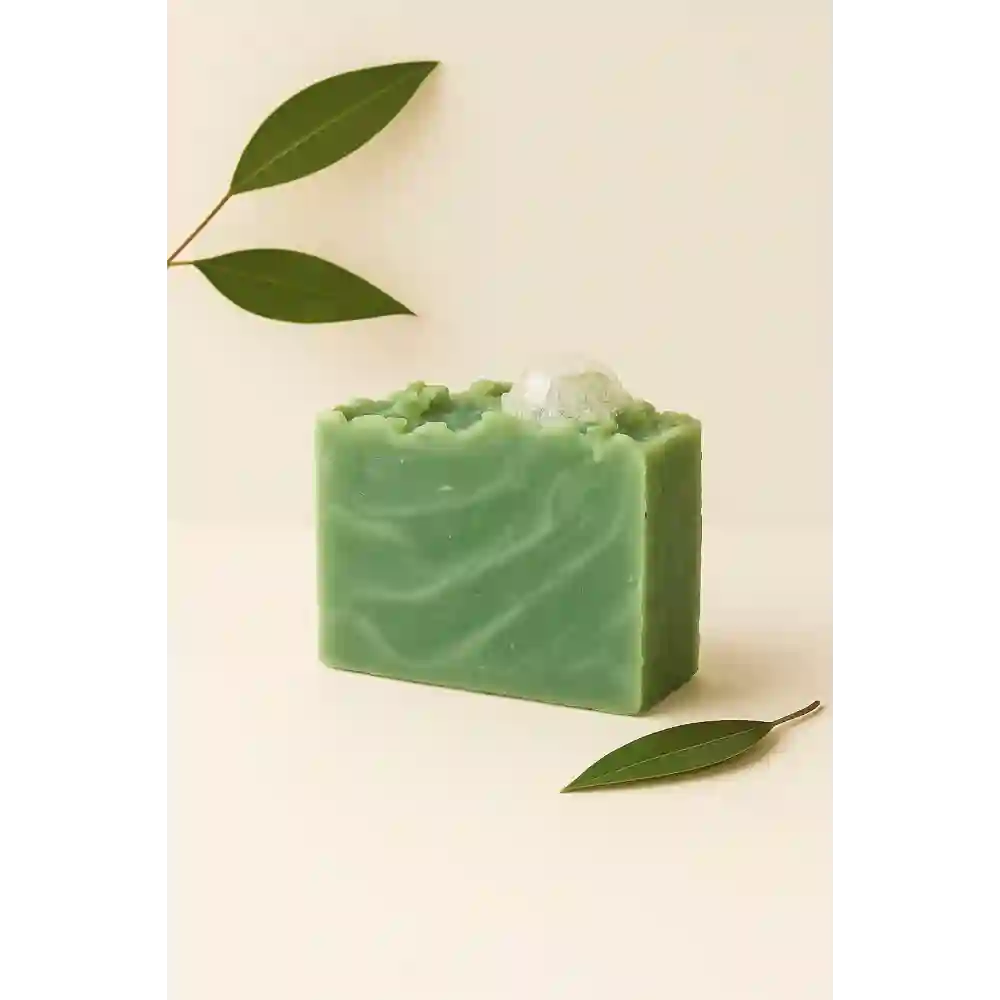 Jabón Natural con Manzanilla y aroma Menta