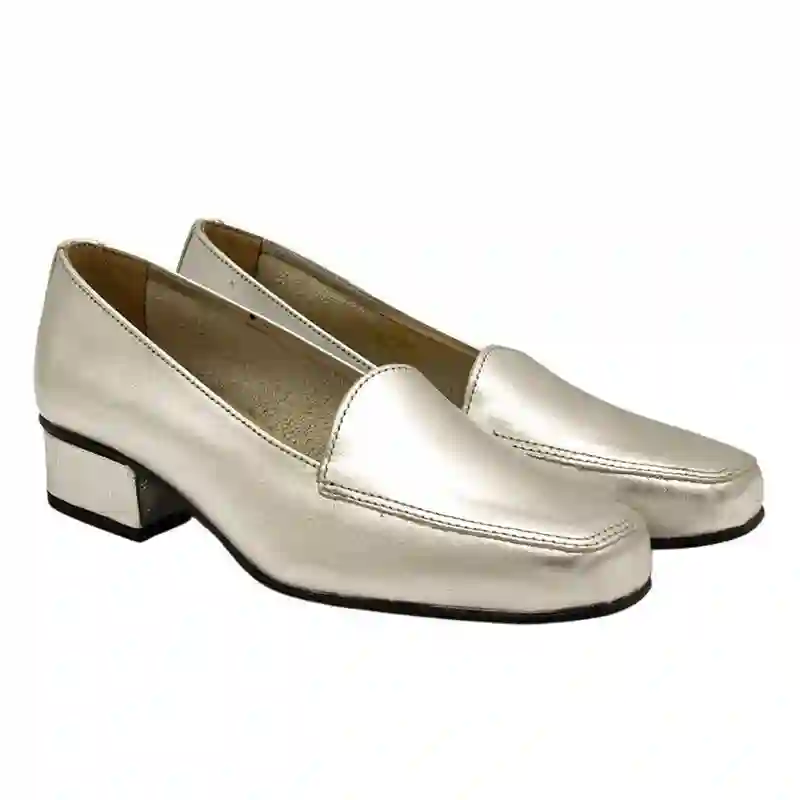 MOCASIN PALA LISA PLATA