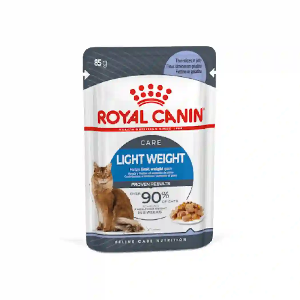 Royal Canin húmedo Light Weight Care Ultra láminas en gelatina 85g