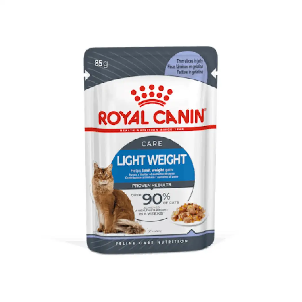 Royal Canin húmedo Light Weight Care Ultra láminas en gelatina 85g