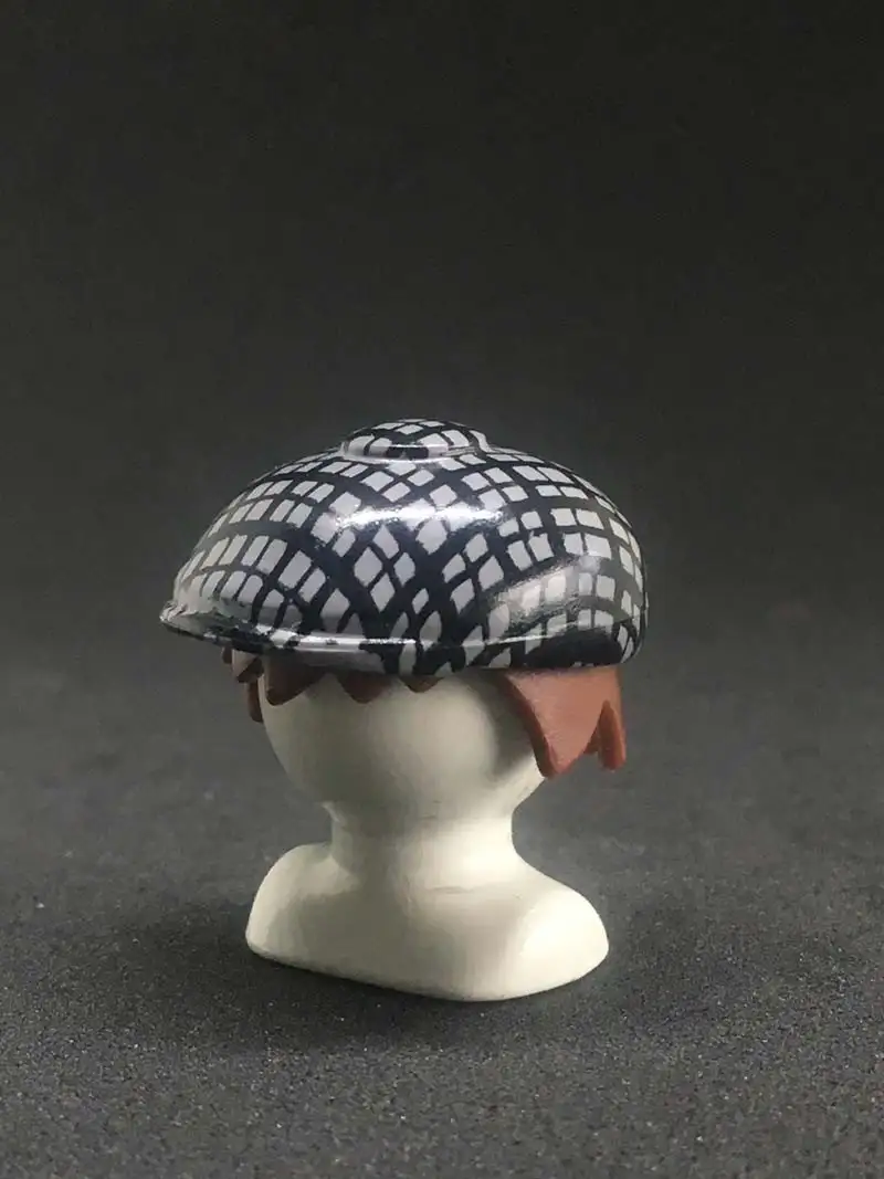 Hat_0042, Gray/Black Pictures Bina