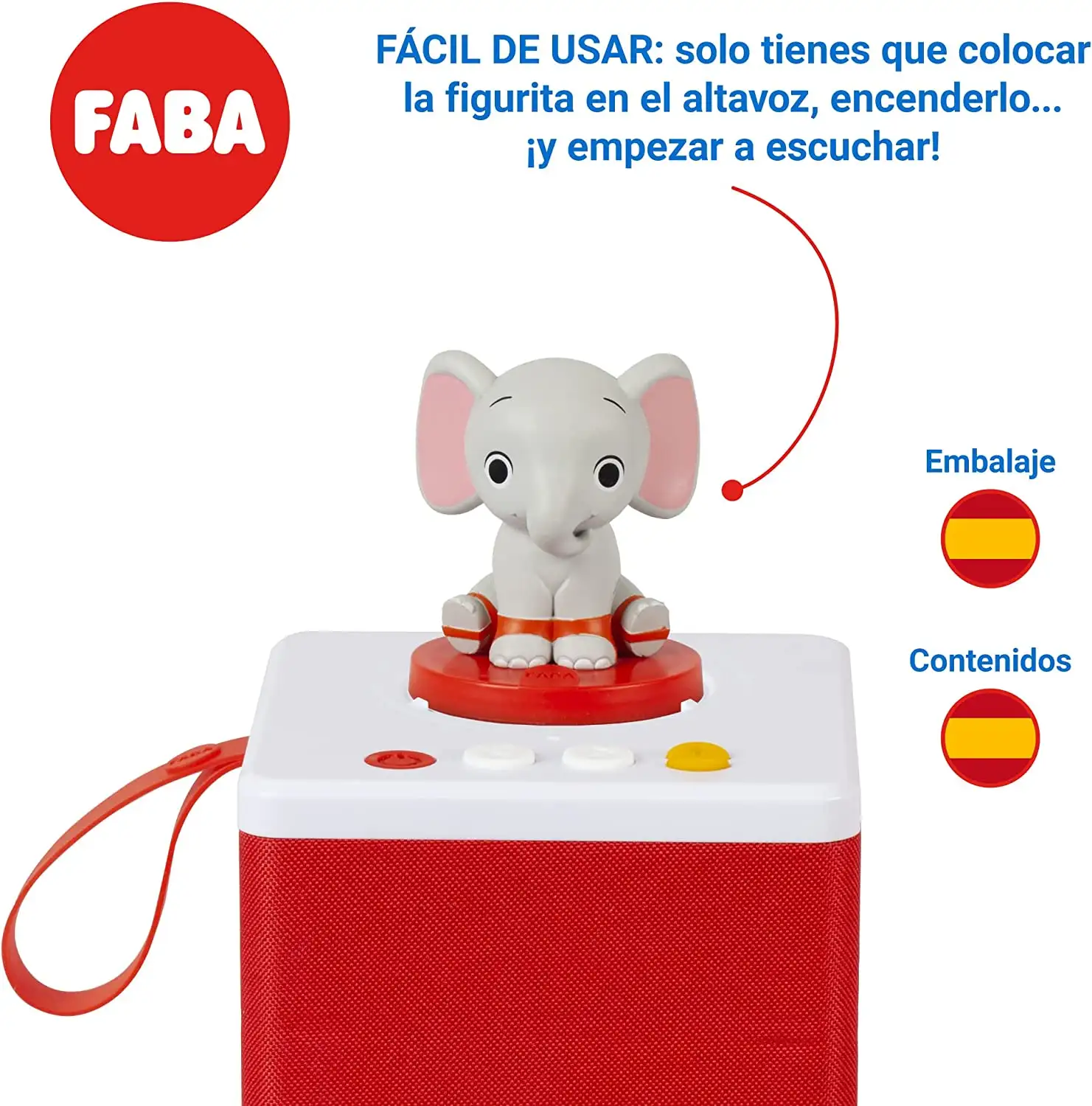 Vocina cuentacuentos blanco Faba - Imagen 5