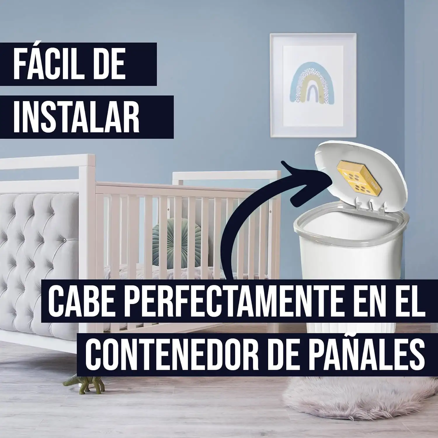 Filtro de olores para cubos de pañales Sentipure - Imagen 2