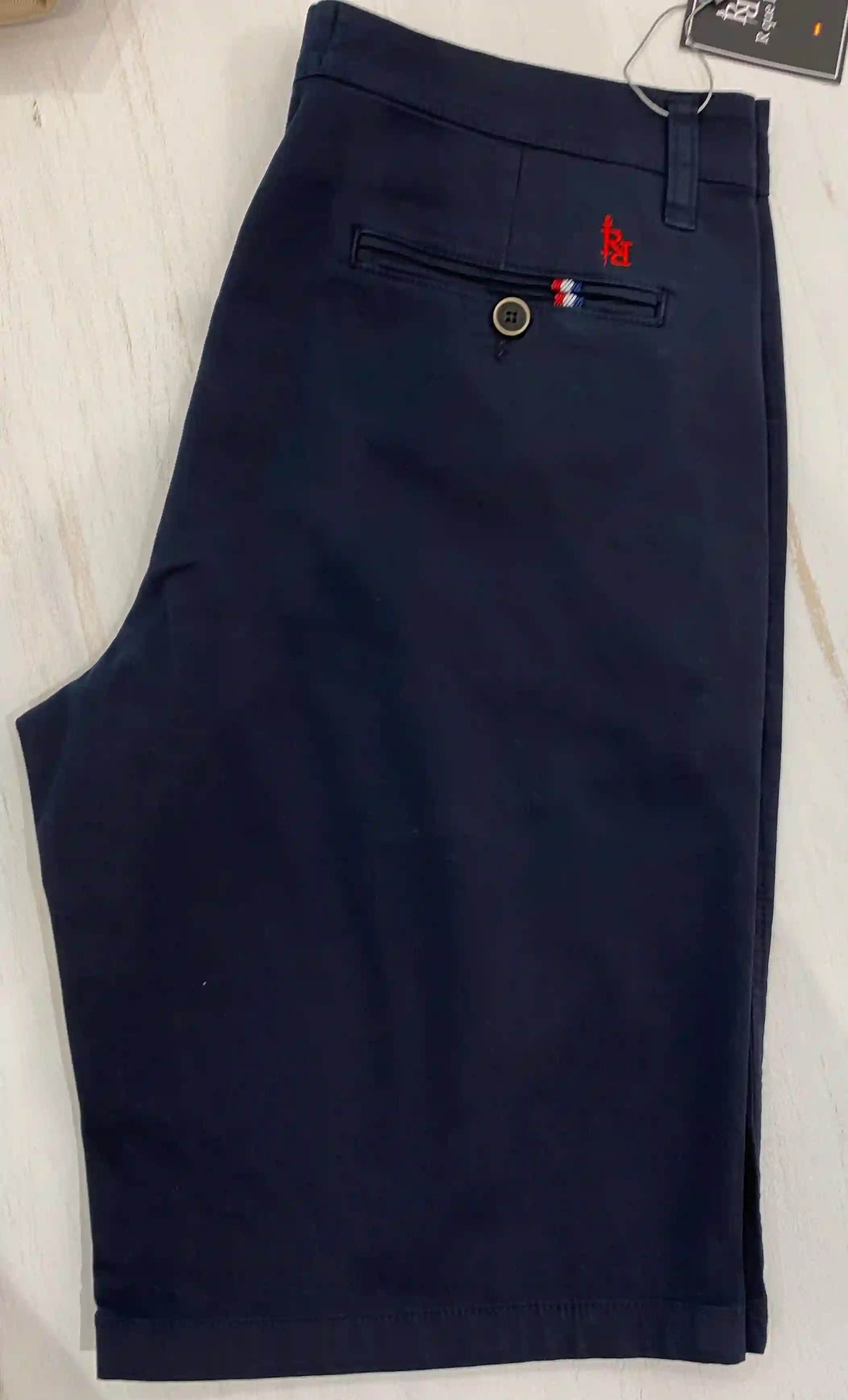 Pantalón corto casual azul marino RqueR