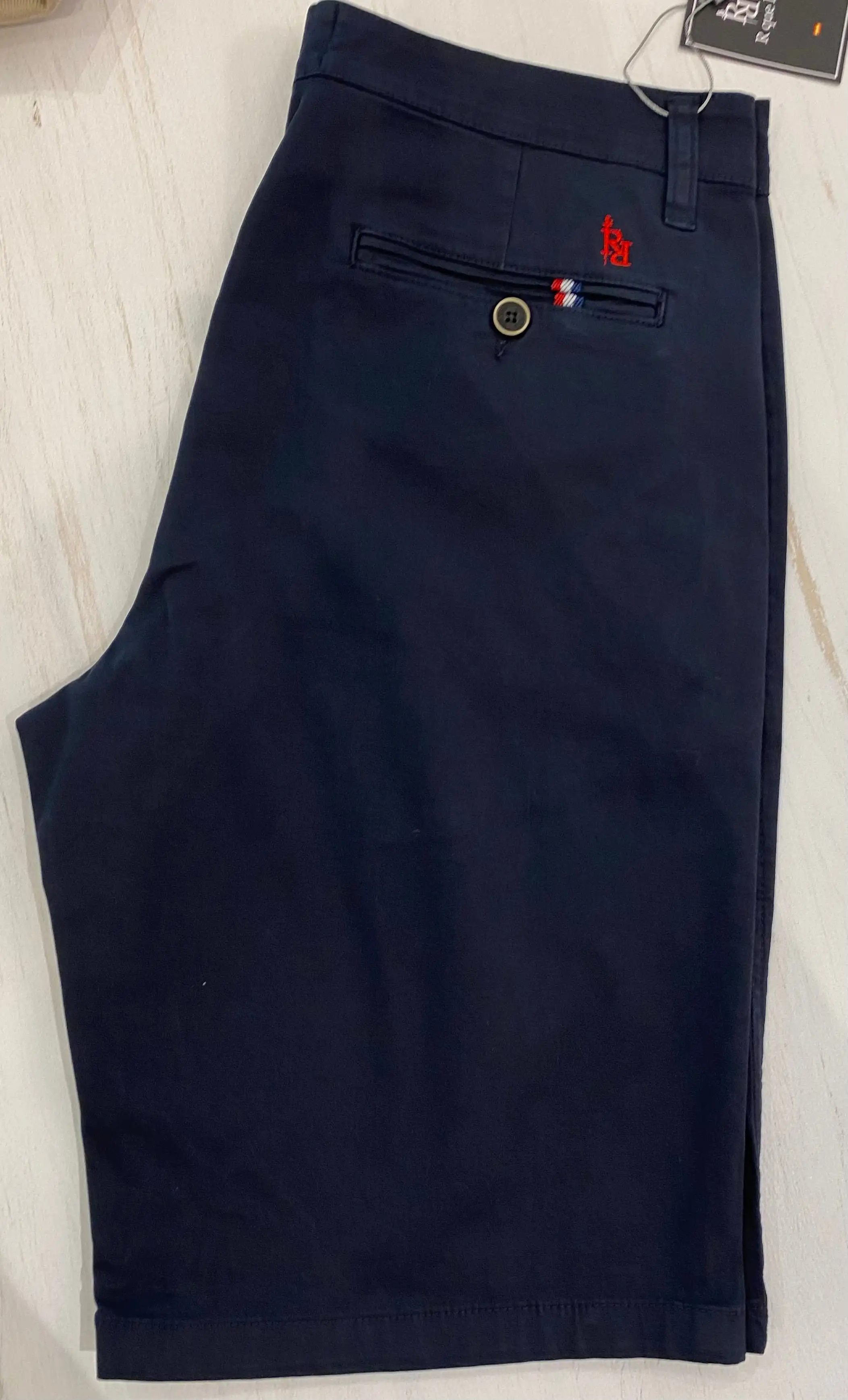 Pantalón corto casual azul marino RqueR
