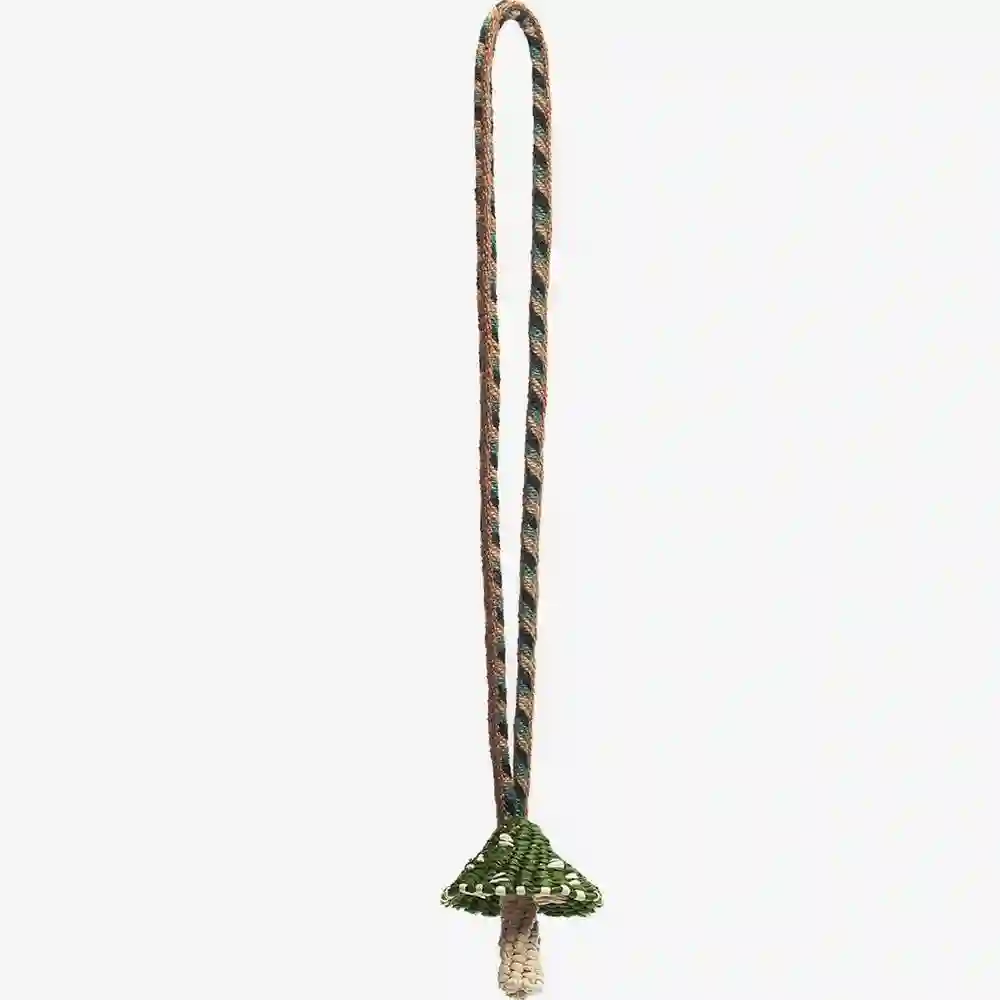 Iraca Charm Green Mushroom