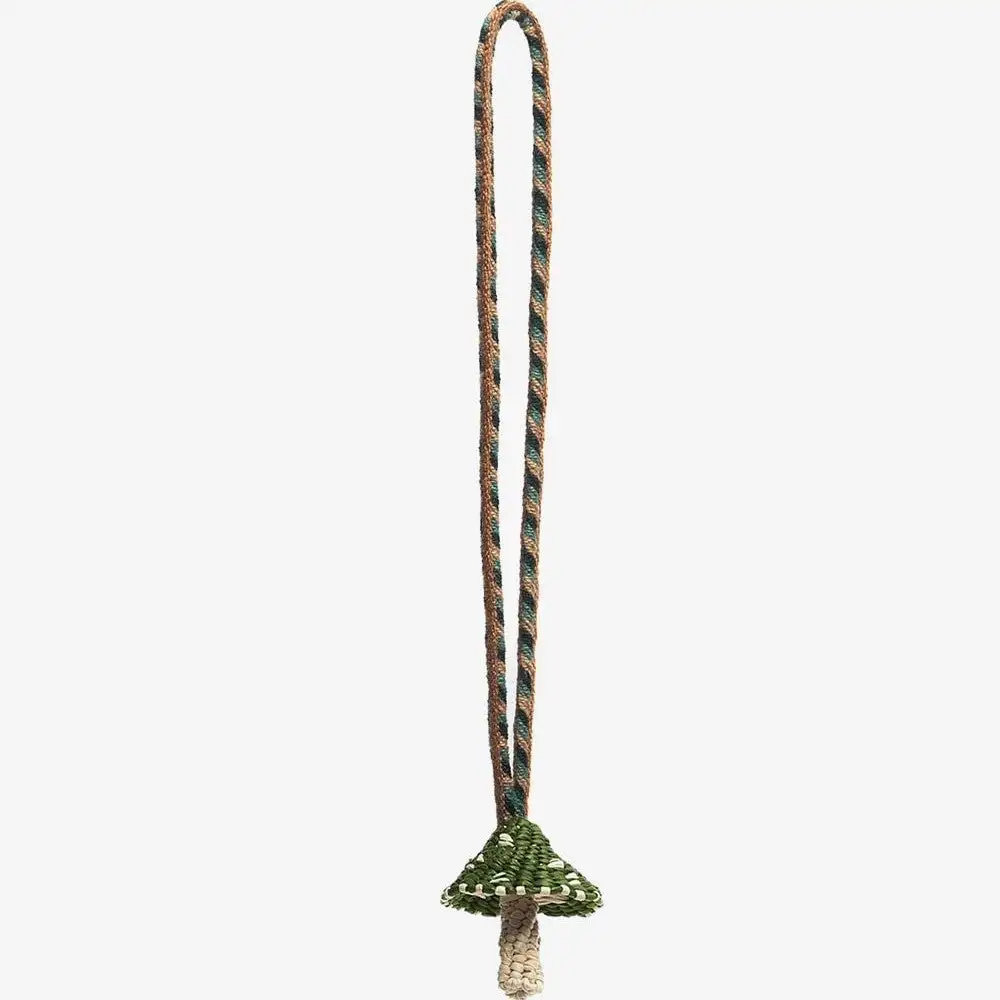 Iraca Charm Green Mushroom