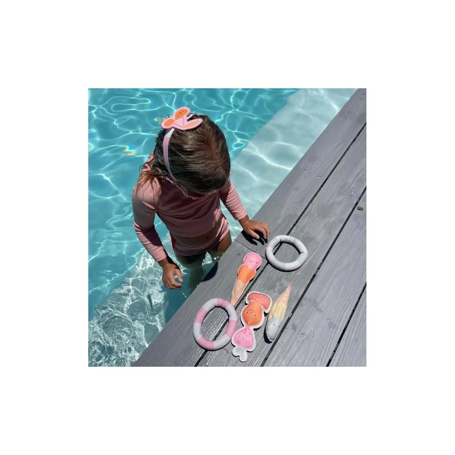 Set 6 piezas buceo frutas y helados - Imagen 3