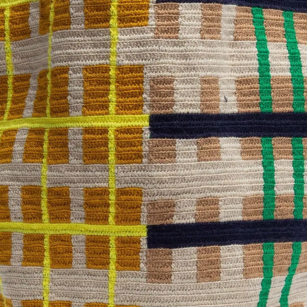 Wayuu Cala Tote Bag Falcon Yellow - Imagen 3