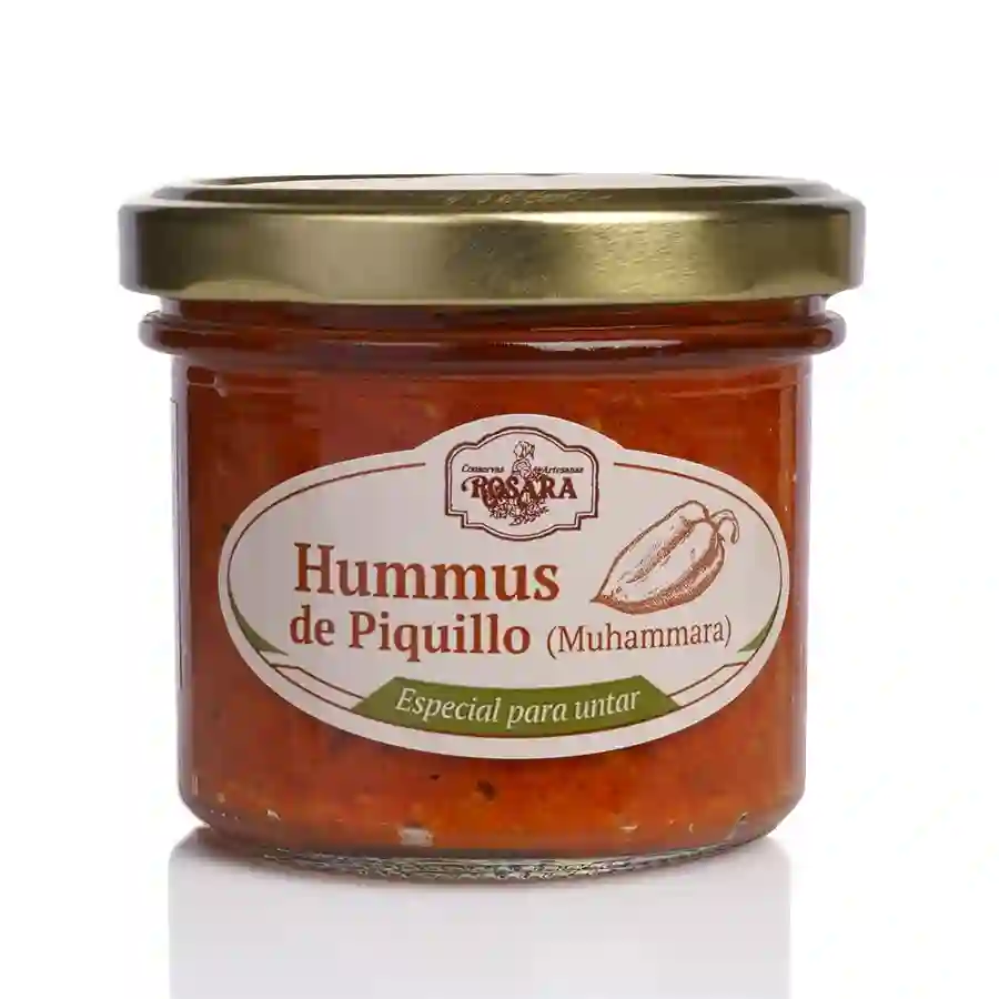 Rosara Hummus de Piquillo (Muhammara) - Tarro 125 ml.